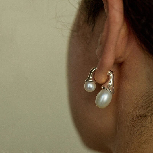 Bilandi Modern Jewelry Vintage Pearl Earrings Trend Elegant Temperament Drop Earrings For Women Party Gifts